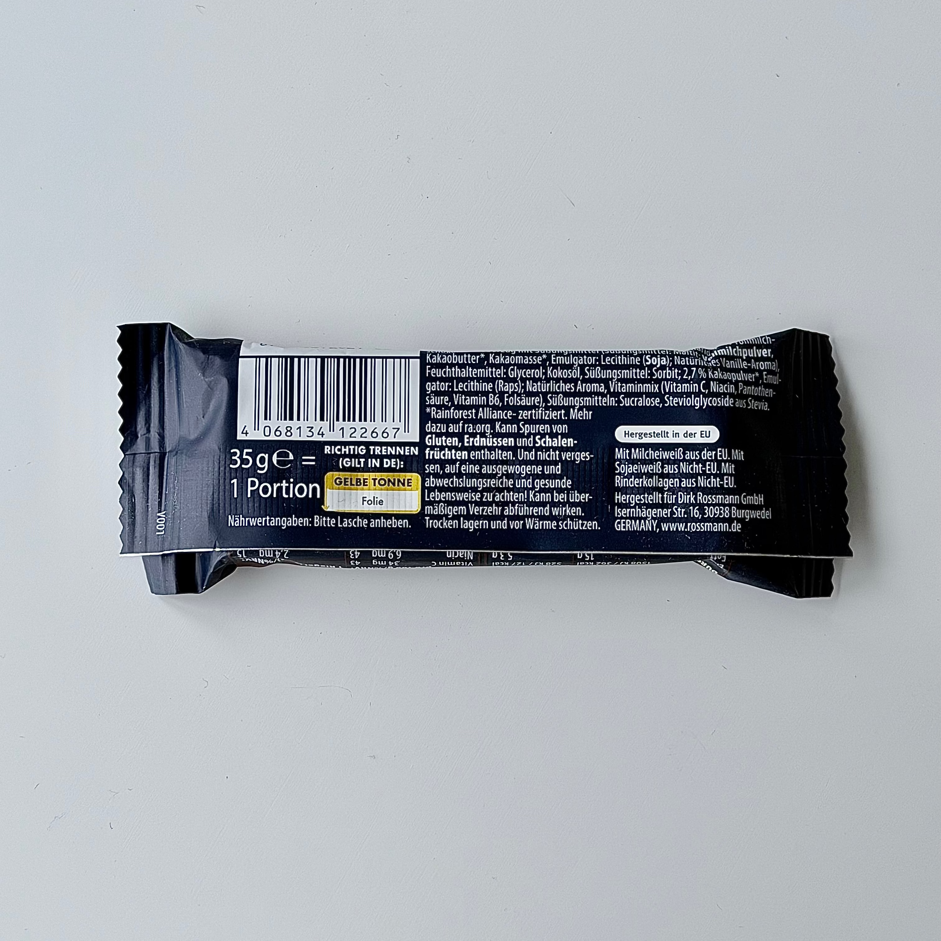 Barre protéinée Chocolat (35g)