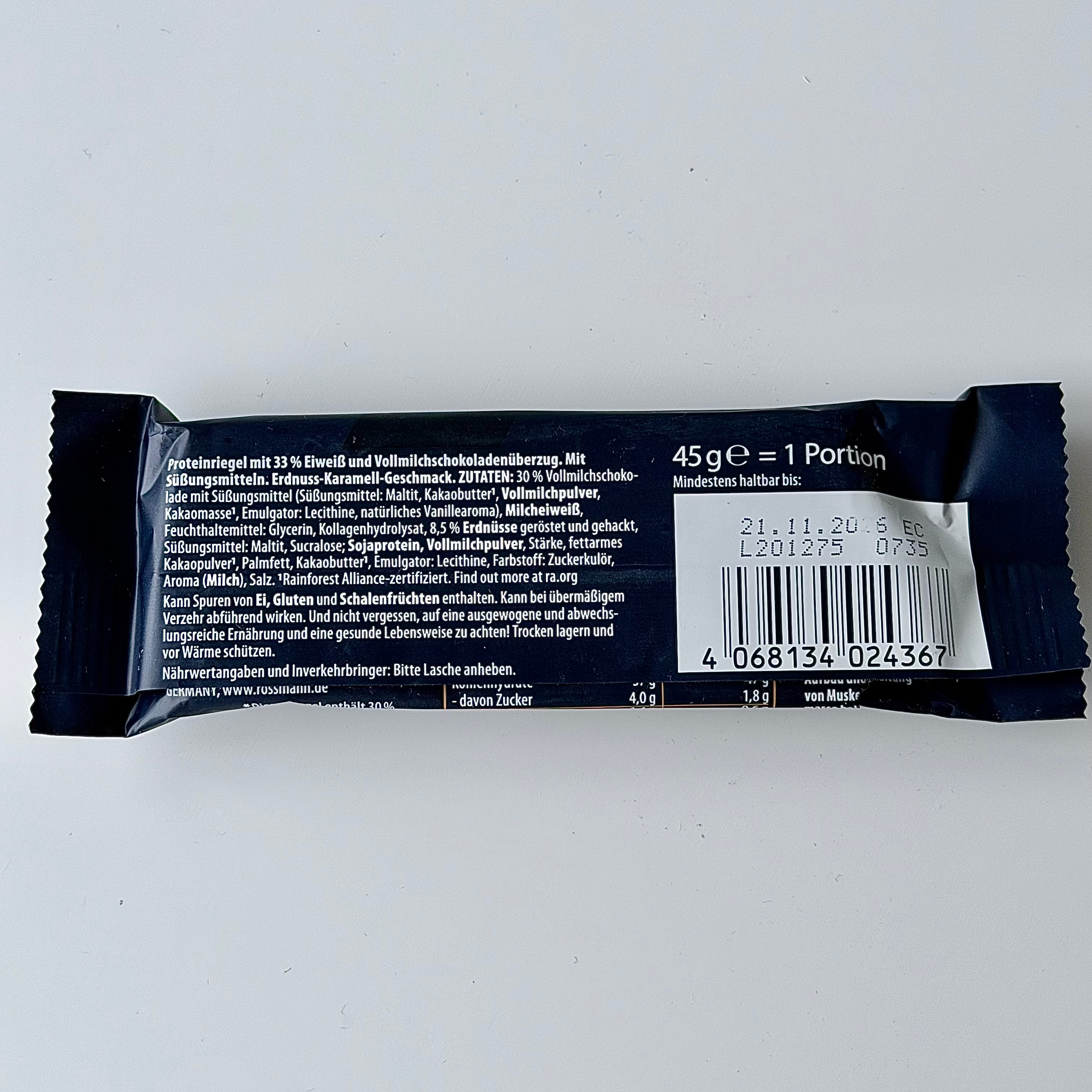 Barre protéinée Peanut Caramel