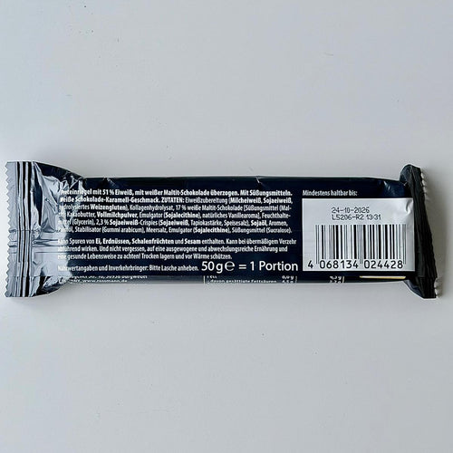 Barre protéinée Caramel blanc 51% de protéines